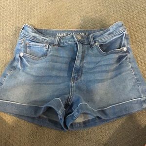 American eagle stretch mom shorts
